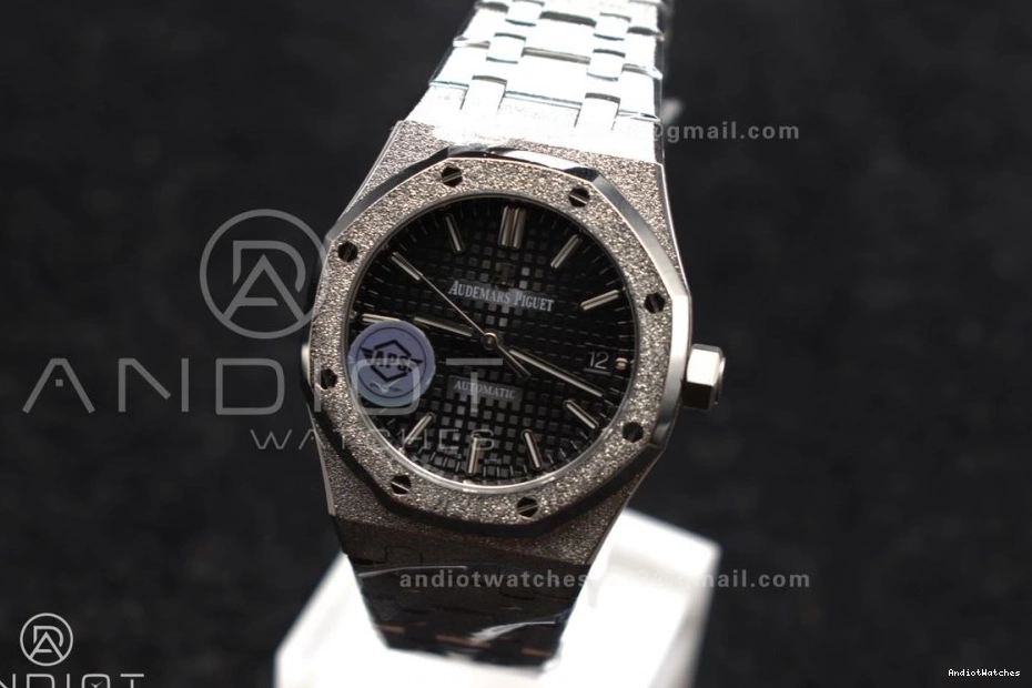 37mm SA3120 APSF Black Oak Textured Thermal Bracelet Super Edition Frosted Royal SS SS Clone Dial 15454 On 1034 1:1 Best 1222